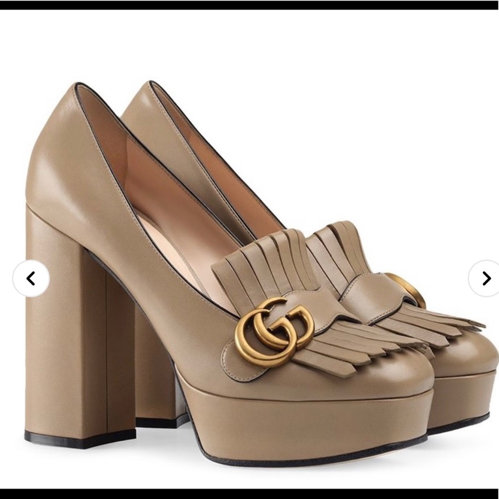 Gucci GG Fringe Heels